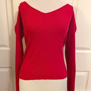The Limited Red Long Sleeve Sweater